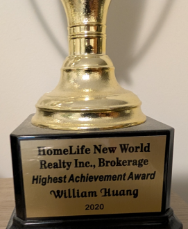 Homelife New World Realty - Highest Achievement Award