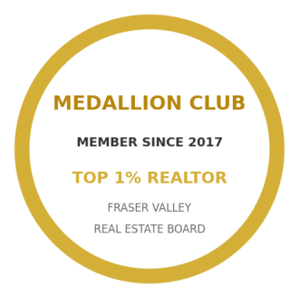 FVREB Medallion Club Member - Top 1% of Realtors since 2017