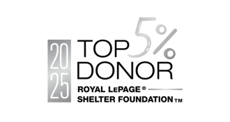 Top 5% Donor Royal LePage Shelter Foundation