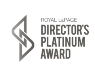 2020 Royal LePage Platinum Agent Award- top 5% of realtors in Toronto