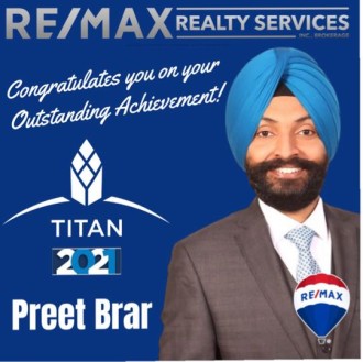 Re/Max Titan Club Award 2021