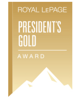 Royal Lepage President's Gold Award 2015 & 2016