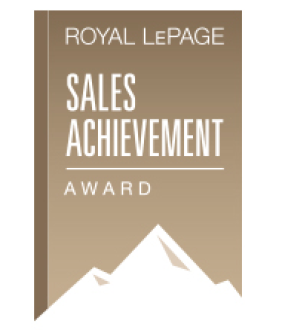 Royal Lepage Sales Achievement Award 2014