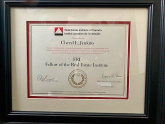 The FRI (Fellow of the Real Estate Institute) elite national designation awarded to real estate sales practitioners who have met our rigorous education, experience and membership requirements