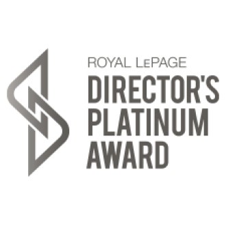 Royal LePage Director's Platinum Award 2020 (top 5% in marketplace)