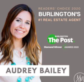 Voted #1 Burlington Real Estate Agent by the Burlington Post Readers' choice award 2020