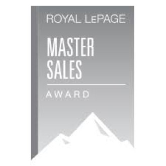 Master Sales Award*
Award winners represent the top 11-20 per cent in  marketplace.