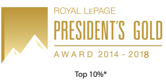 President's Gold Award (2014-2018) - Top 10%