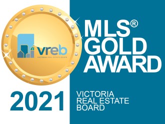 2021 MLS GOLD, Top 10% of all Realtors in Greater Victoria.  MLS Award annual winner since 2012