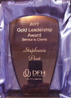 2017 DFH Gold Leadership Award - Service to Clients
