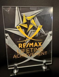 RE/MAX Lifetime Achievement Award (2023). [Internationally-recognized high achievement milestone career award, RE/MAX, LLC; ~5% of RE/MAX agents attain this milestone career award]