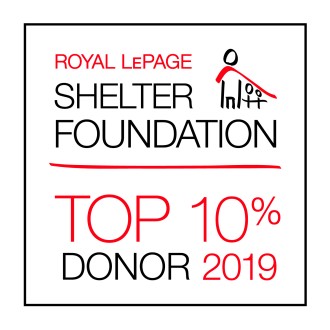 I was the top 10% for donations to the royal lepage shelter foundation from 2015-2020