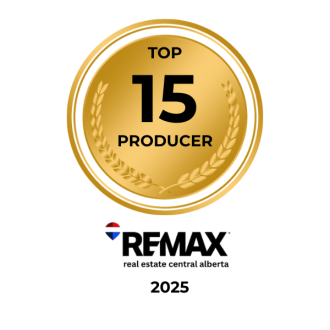 2025 REMAX real estate central alberta Top 15 Producer