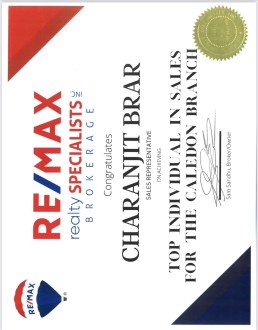 Top Individual Sales- Caledon