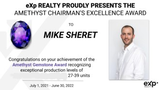 eXp Chairman's Excellence Award 2022