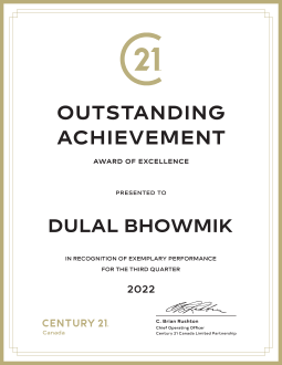 2022 Third Quarter Outstanding Achievement Award