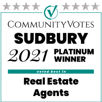 Community Votes Sudbury 2021 Platinum Winner Best Real Estate Agents