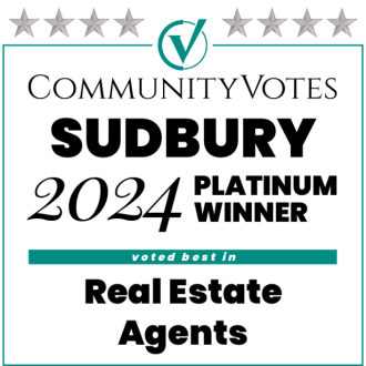 Community Votes Sudbury 2024 Platinum Winner Best Real Estate Agents